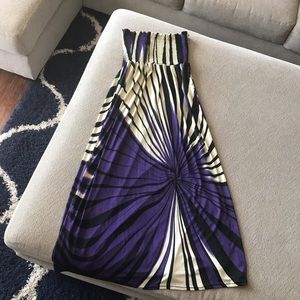 Tube top maxi dress